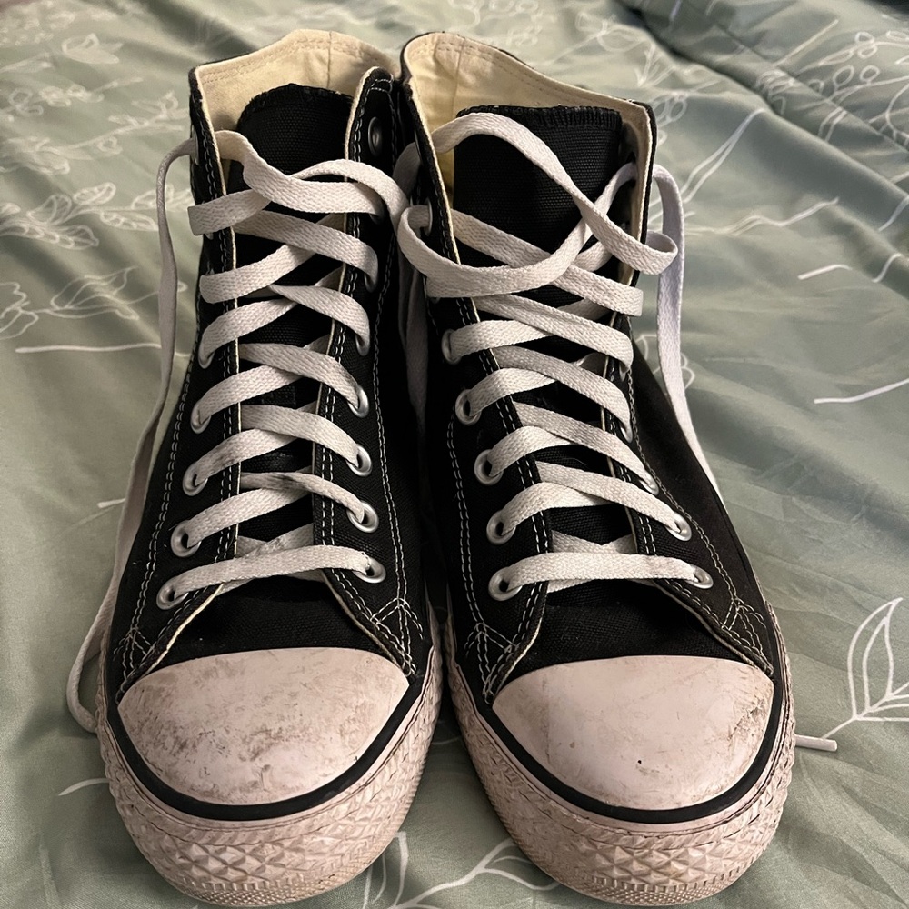 Black High Top Converse W10 M8